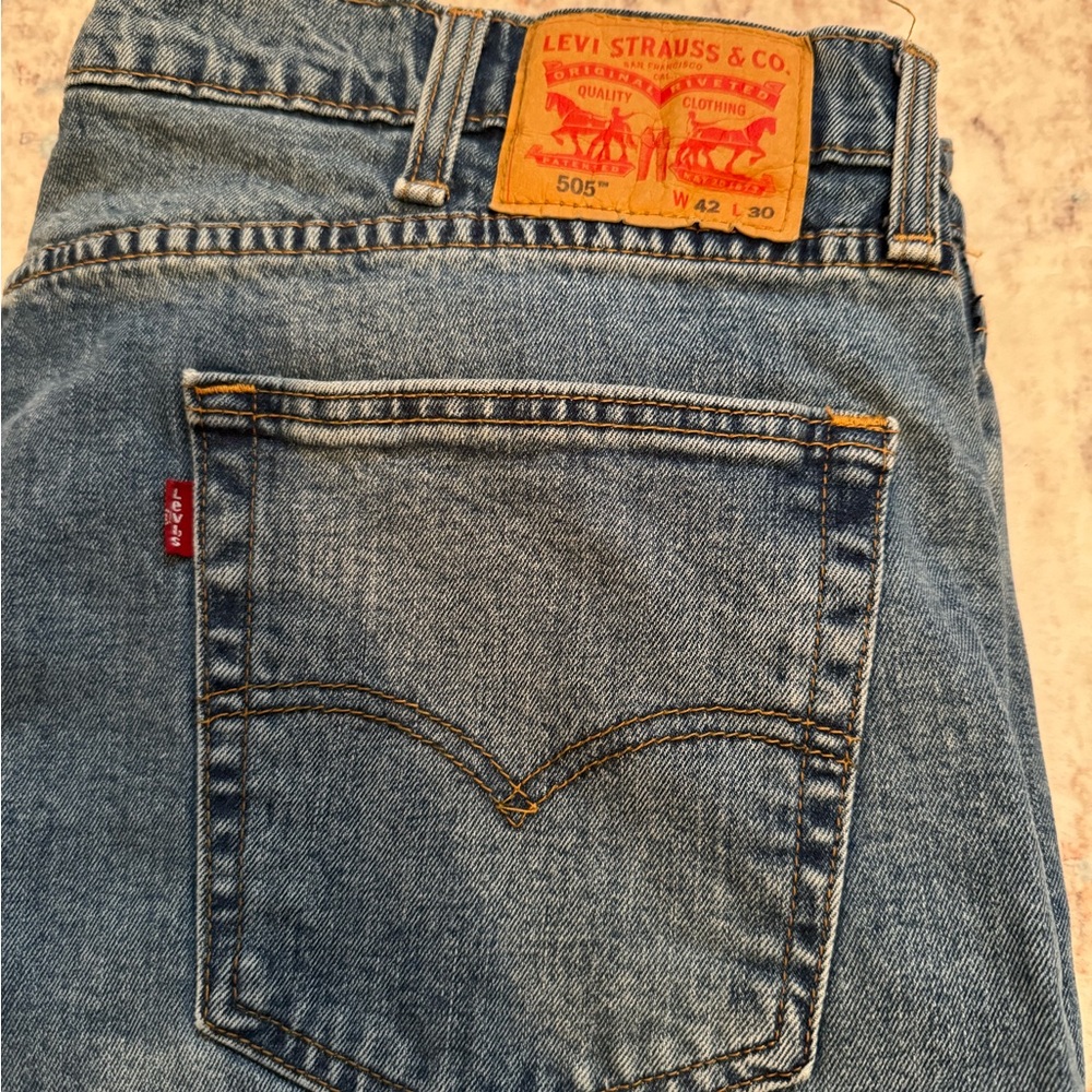 Levi's Men's 505 Light Jeans 42x30